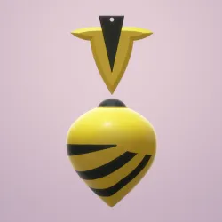 Vesperia Kit spinning top + necklace