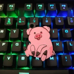 Waddles Gravity Falls Key Chain