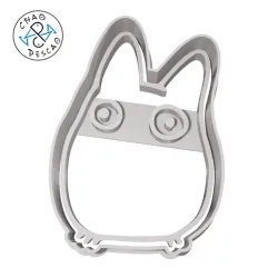 White Totoro - Studio Ghibli - Cookie Cutter - Fondant - Polymer Clay