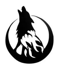 Wolf wall decor