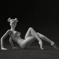 Woman figure nude