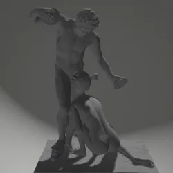 woman with satyr