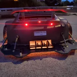 1/10 RC drift racer car Body Kit K74 Package (SKIRTS and Diffuser ONLY)