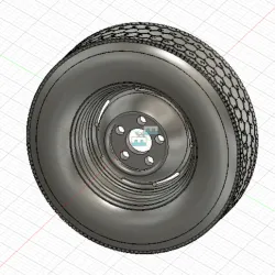 1/24 hot rod wheel and tire kit