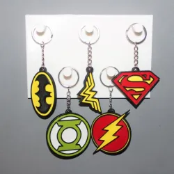 5 Keychain DC Comics Logo