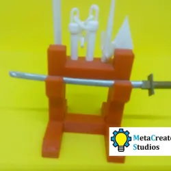 5mm Ninja Weapons set