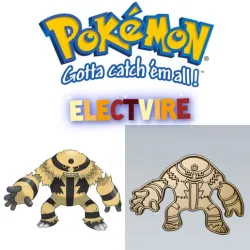 AMAZING POKEMON electivire COOKIE CUTTER STAMP CAKE DECORATING