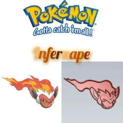 AMAZING POKEMON infernape COOKIE CUTTER STAMP CAKE DECORATING
