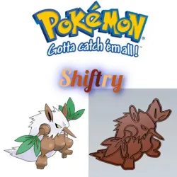 AMAZING POKEMON shiftry COOKIE CUTTER STAMP CAKE DECORATING