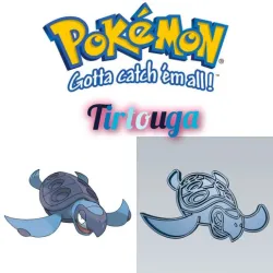 AMAZING POKEMON tirtouga COOKIE CUTTER STAMP CAKE DECORATING