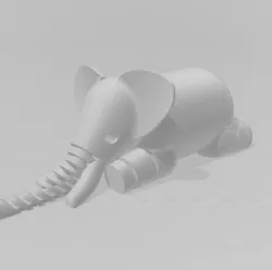 Articulated Elephant Toy