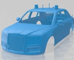 Aurus Senat 4123 Sedan Guard 2018 Printable Body Car