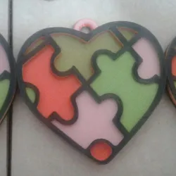 autism day keychain