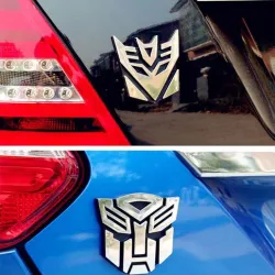 Autobot and Decepticons car emblem from Transformers