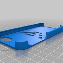 Band E filled iPhone Stencil Case