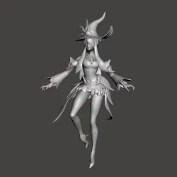 Bewitching Syndra 3D Model