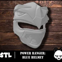 Blue Power Ranger Helmet / STL files 3D Model / Power Ranger Helmet Cosplay [STL]