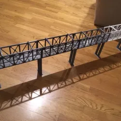 Bridge for HO scale electric train
