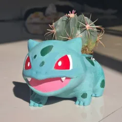 Bulbasaur(Pokemon) cactus / succulent pot / planter with drainage holes