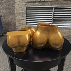 butt planter - breast pot