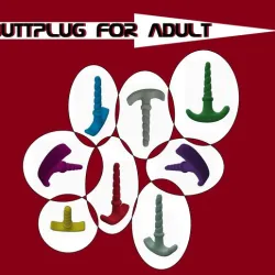 Buttplug PLug Sextoy Easy Print