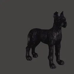 CANE CORSO DOG MASCOT FIGURINE