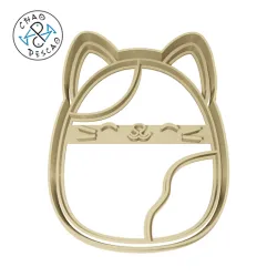 Cat - Squishmallows - Cookie Cutter - Fondant - Polymer Clay