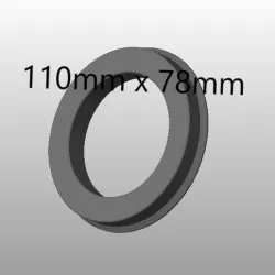 centering device for rims 110 mm to 78 mm , HUB CENTRIC RINGS
