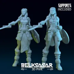 Challenger Viking Normal and Nude 3D print model