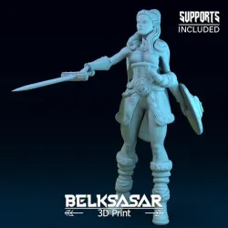 Challenger Viking Nude 3D print model