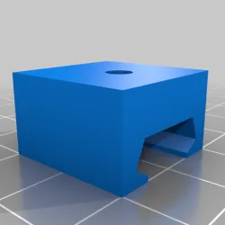 Clip for Filament guide - less grab and 3mm Tee Nut Mounted