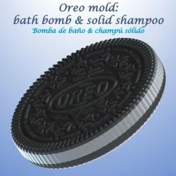 COOKIE MOLD: BATH BOMB, SOLID SHAMPOO