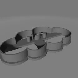 Cortador Nube Feliz / Cloud cookie cutter