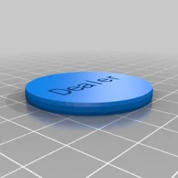 Dealer Poker Chip