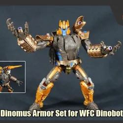 Dinomus Armor Set for Transformers WFC Dinobot