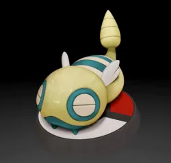 Dunsparce - FAN ART - POKÉMON FIGURINE - 3D PRINT MODEL