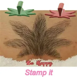 female male stamp pattern seal stroke to create an intimate hairstyle FemJ-89 trend 2021 3d-print and cnc
