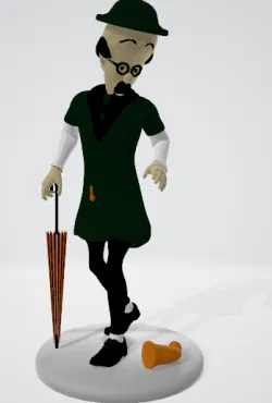 Figurine Professor Tryphon Sunflower