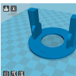 flangia supporto E6B2 x motore MY68