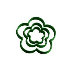 flower five petals cookie cutter - flower five petals cookie cutter - flor de cinco petalos