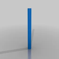 fluted aluminium pole