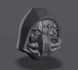 Grimdark Hooded face