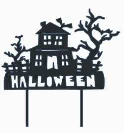 Halloween Castle topper