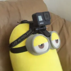 Head gear fits go pro slide release. For first person videos.
