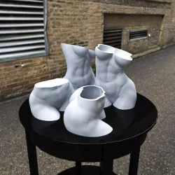 Hot body pot planter - model for making candle mold