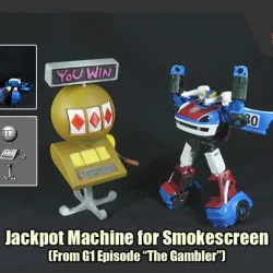 Jackpot Machine for Smokescreen from Transformers G1 Episode "The Gambler"