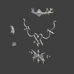 Jewelry Accessories Castlevania Lenore 3D model