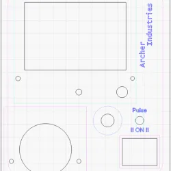 K40 Mini Custom Control Panel for Cohesion3D/RepRapDiscount LCD and Ammeter/Current Meter