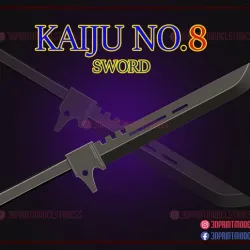 Kaiju No.8 Soshiro Hoshina Sword - Anime Cosplay Weapon - Monster #8