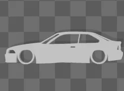 Key ring BMW E36 Coupe